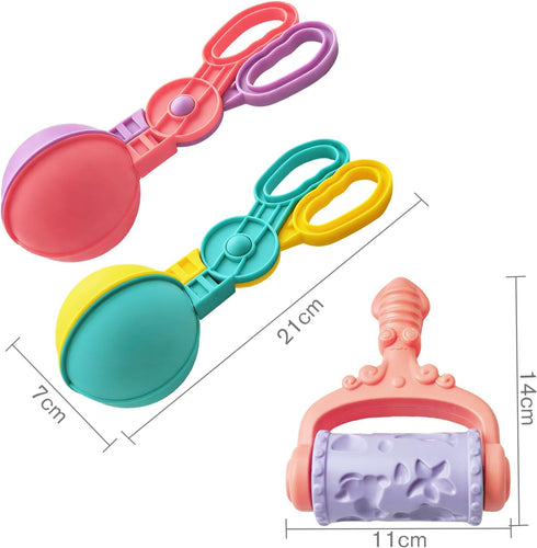 UMUACCAN 2pcs Mold,2pcs 2-15, Snowball Maker for Kids and Detachable Beach Shovels, Rolling Sand Seashell Collecting