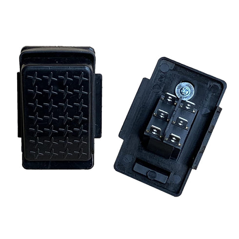 6/12/24 Volt Accelerator Foot Pedal Reset-Control Switch for Kids Ride On Cars, Black 6-pin Socket-7 * 4.1CM