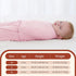 2-Pack 0.5 (03 TOG Newborn Sleep Sack, All-in-One Swaddle Wrap with Silent Velcro for Infants Months)
