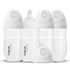 Gulicola PP (NOT Glass) Baby Breastfeeding Bottles, Medium Flow Nipples (M), 3