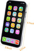 Musical Cell Phone Toy for 1 Year Old Toddlers - Baby Phone Toy with Light and Sound, Gifts for Boys and Girls (Black)