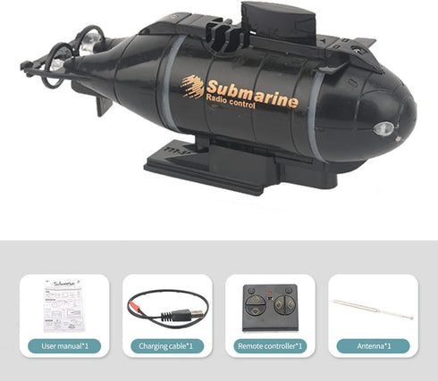2.4G 6CH GoolRC Mini RC Submarine for, Remote Control Boat Remote Control Submarine, Model Electronic Water Toy Boat