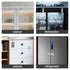 Ruzofo 5Pack 5 Count (Pack 1)) Child Proof Refrigerator Lock, Fridge Locks for Kids,with Adhesive,Child Safety Locks