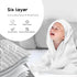 Arnzion 1 Pack) Baby Hooded Towels for Babies and Toddlers, Muslin Baby Bath Towel Soft and Absorbency for Boys