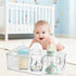 Gttyowyin 2-Piece Baby Bottle Organizer, Plastic Storage Center for Kitchen Cabinet, for Baby Bottles and Food Jars