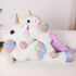 FFxiong 24 Inch Big Unicorn Stuffed Animal Plush Toy Pillow, Cute Soft Giant Unicorn with Rainbow Wings Large Doll