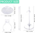 XJMWXHFC 10pc 11-13 Inch Adjustable Doll Display Holders, Clear Plastic Action Figure Stands, Transparent Support