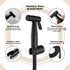 WIMPBLADB Set HandheldSprayer Quality Stainless Steel Supercharge Cloth Diaper Sprayer BrushedSprayer with Stainless