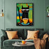 Bgraamiens Puzzle - Coffee Cat - 1000 Pieces Modern Art Cartoon Cat Puzzle for Adults