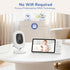 jeeber 1080P 5" 1080p 3X No WiFi Video Baby Monitor, IPS Screen, HD Night Vision, Two-Way Talk, Lullabies, Temperature