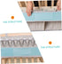 Diaper Organizer Hanging Storage Bag Multi-functional Crib Organizer for Essentials and Material for Changing Tables