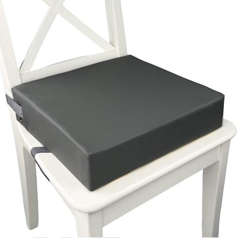 Toddler Booster Seat for Dining Table, Waterproof & Easy-to-Clean PU Cover, Safety