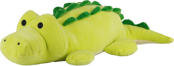 Green Alligator Plushie Toy - 12 Inches Stuffed Animal with Soft Fabric and Stuffing, Cute Toy Gift