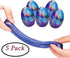 Anditoy 5 Pack Slime Eggs - Stress Relief Toys for Kids - Easter Basket Stuffers (Blue, Purple, Gold)