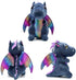 Dragon Stuffed Animal, Cute 10 inch Plush Doll Toy Gift for Girls Boys Christmas (Dragon Black)