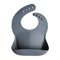 mushie Silicone Baby Bib | Adjustable Waterproof Bibs (Tradewinds)