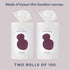 200 (2-Pack 100-Liner Esembly Tossers Disposable Bamboo from Viscose Diaper Liners for Cloth Diapers Earth-Friendly