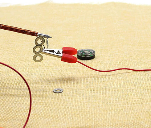 E-outstanding DIY Physics Experiment Kit - 1 Set Homemade Electromagnet for Science Projects