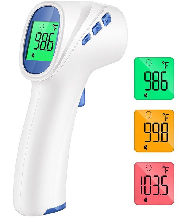 Forehead Thermometer for Adults and Kids, Digital Baby Thermometer with Fever Alarm,