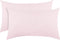 Toddler Travel Pillowcases 2-Pack, Solid Pink, 100% Soft Microfiber, Hypoallergenic, Fits 14x19, 13x18 or 12x16 Pillows