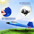 F-22 2.4 6-axis Blue RC Plane for Kids Upgrade Raptor Fighter RC Airplane Remote Control Airplane Toys GHZ Smart Gyro