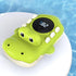 Generic Kids Bathtub Temperature Gauge - LED Display Floating Crocodile Measure Water-Spraying Toy for Tub,Children