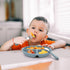 Baby Feeding Set, 2 Pack Silicone Suction Plates, 2 Pack Spoons and Forks, BPA Free, Baby Led Weaning Supplies