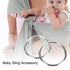 Accmor 3 inch Baby Sling Ring, Aluminium Wrap Rings, Soft Carrier Accessory for Infants & Toddlers (Bright Silver)