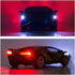 BDTCTK Lambo Sian FKP37 Car Model Toy, 1:32 Child Sound and Light Pull Back Car, Army Green Zinc Alloy Casting