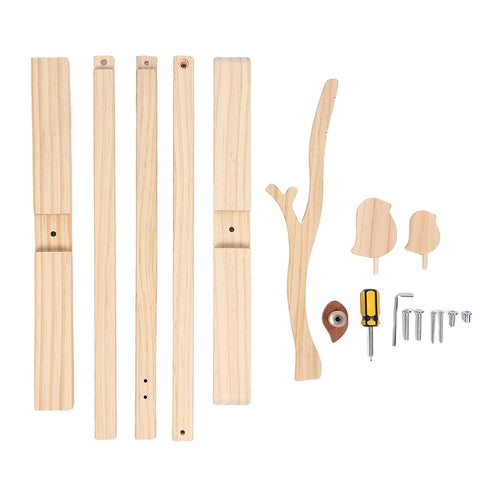 Hamwesh 56 Inch, Floor Standing Crib Mobile Arm, Wooden Baby Crib Mobile Holder, for DIY, with Stable Support