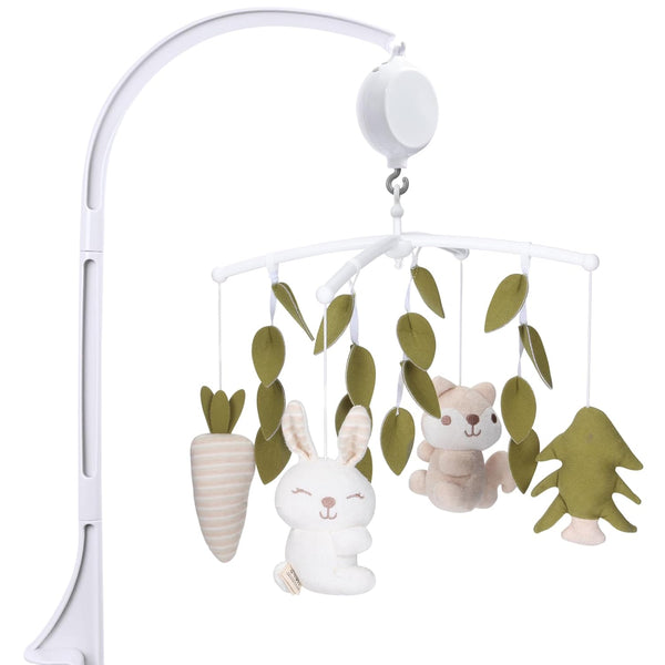 Crib Mobile 35 Lullaby Music,Cotton Baby Mobiles for Cribs & Pack N