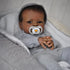 20 Inch 3 WOOROY Realistic Reborn Baby Dolls Black Boy, African American Newborn Boy Doll, Lifelike Weighted Soft Body
