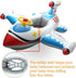 OVV Swimming 1-4 Summer Baby Inflatable Pool Float Float Boat with Steering Wheel Horn for Kids Toddlers Age Boys Girls