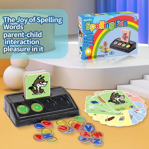 3+ 30 26 Matching Letter Game for Preschooler Age - Self-Correcting Word Puzzles Boost Spelling, Reading, Alphabet