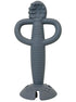 Busy Baby Teething Spoon - 2-in-1 Training Spoon and Teether for Self Feeding, BPA Free, Dishwasher Safe (Pewter)