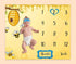 Baby Age Milestone Blanket, Bee Honeycomb Growth Chart for Nursery, 1-12 Months, Includes 4 Frame and 1 Headband 47"x40"