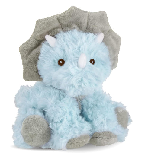 Bearington Lil' Tracer Plush Dinosaur - 5 inch Stuffed Animal with Rattle for Kids