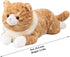 Fawowe 5.3 lbs 25.5 inch Cat Weighted Stuffed Animals, Weighted Cat Plush Toy Realistic Plush Animals Pillow Gifts