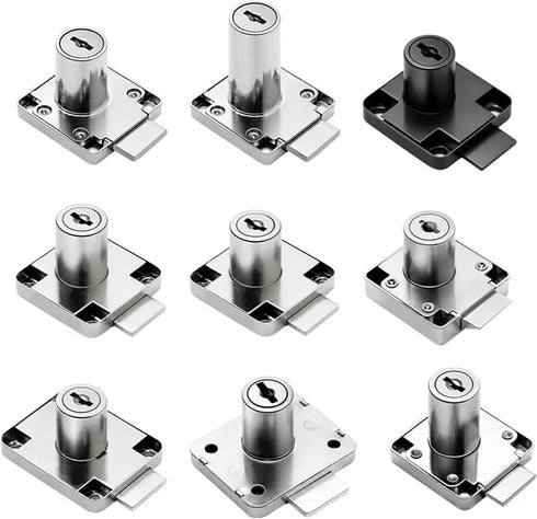 QXCIVR 16x22) Cabinet Drawer Latch Locks Furniture Door Lock Hardware Desk Lock Wardrobe Cabinet Door Locks Bedside