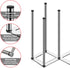 Enprotty Countertop Stainless Steel Bottle Drying Rack with Non-Slip Silicone Mat Foldable Water Bottles Dryer Stand