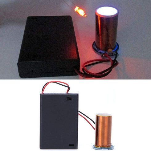 Mini Coil Kit Parts Arc - Battery Powered No Arc Remote Ignition Electronic DIY Kit for Space Lighting