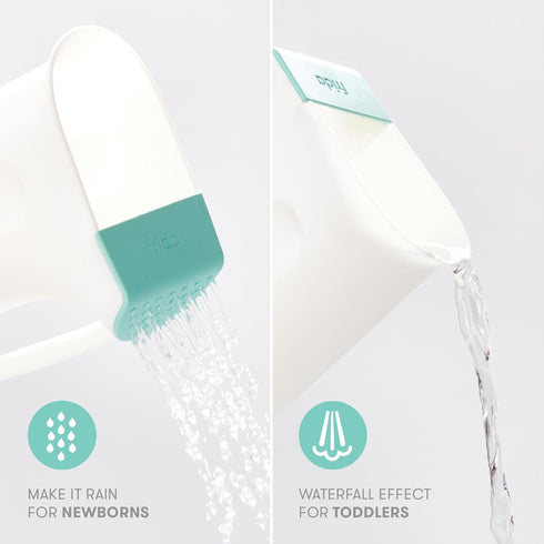 Frida Baby Control The Flow Bath Rinse Cup - Rinser Cup for Hair + Body Wash with Easy Grip Handle