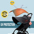 generic Universal Stroller Sun Cover UV Protection Baby Stroller Sun Shade Buggy Pram Sun Rain Shade Blackout Blind