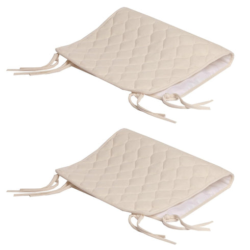 TL Care Waterproof Quilted Sheet Saver Cover Made with Organic Cotton Top Layer, Natural