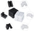 2 Packs Infinity Cube Toys, Mini Infinity Cube Desk Toy for Stress Relief, ADHD Desk Toy for Adults (Black, White)