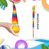 Catch Tail Foam Balls - Soft Rainbow Play Ball Educational Sports Playground Balls for Kids Kindergarten Sensory