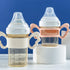 Soft Silicone Handle Feeding Bottle for Newborns - Anti-Colic Grip