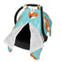 Zhbvncp Cute Fox Cartoon Baby Car Seat Cover & Breastfeeding Nursing Cover -