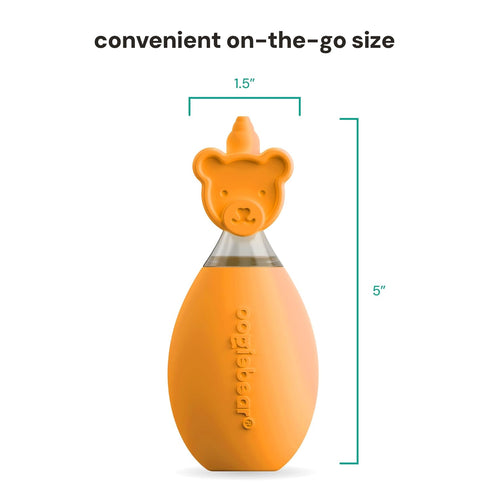 oogiebear: Baby Nasal Aspirator - Safe Booger & Earwax Remover for Newborns, Infants, Toddlers - Better Syringe