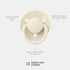 2-Pack Symmetrical BIBS Pacifiers OneSize | Soothers | BPA-Free Nipple | Made in Denmark | Dusty Blue/Steel Blue De Lux